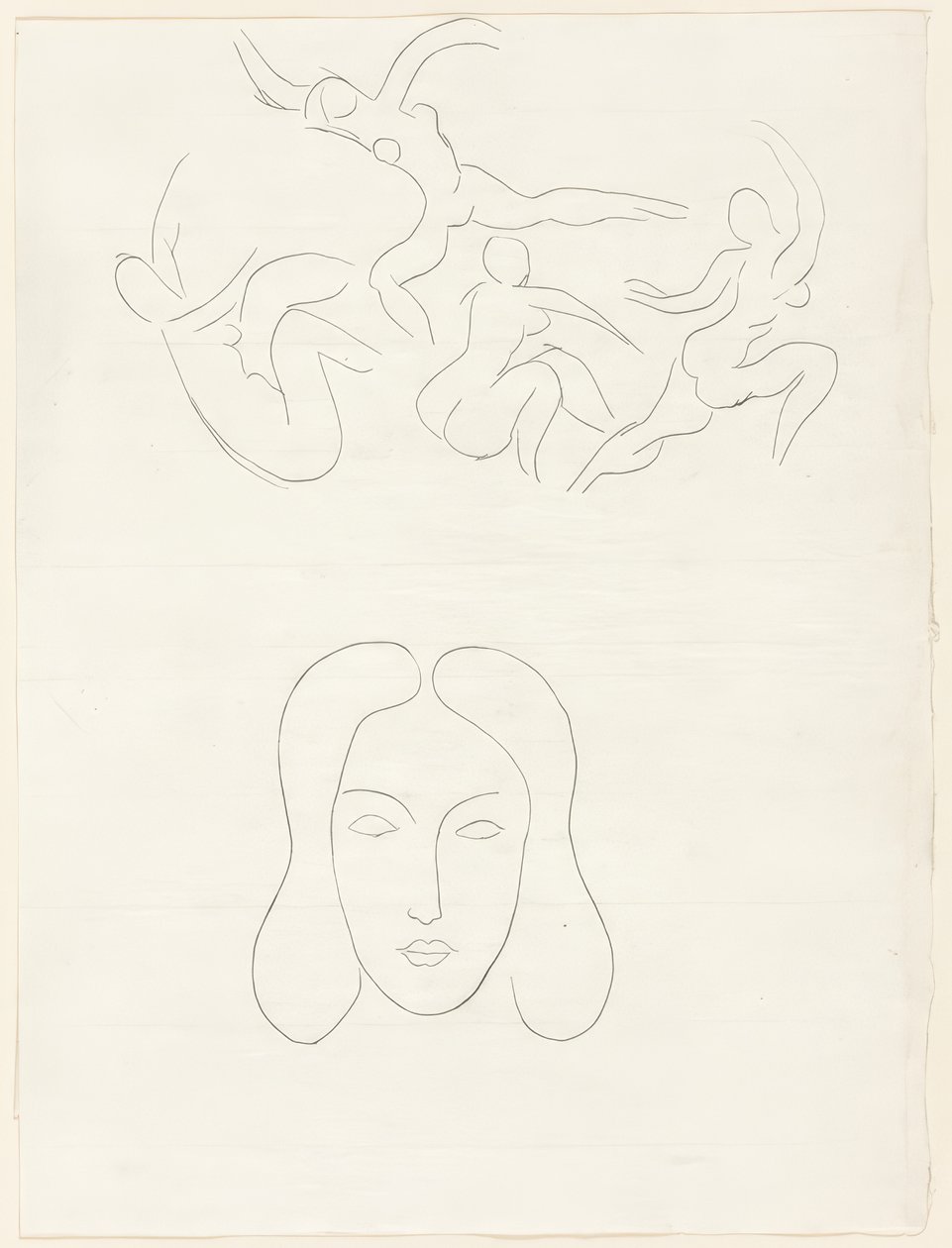 Hérodiade, Scene IV, Plate Thirteen from Poesies de Mallarmé by Henri Matisse