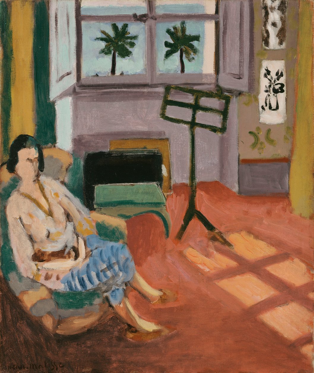 Interior of the Studio, with Music Stand by Henri Matisse
