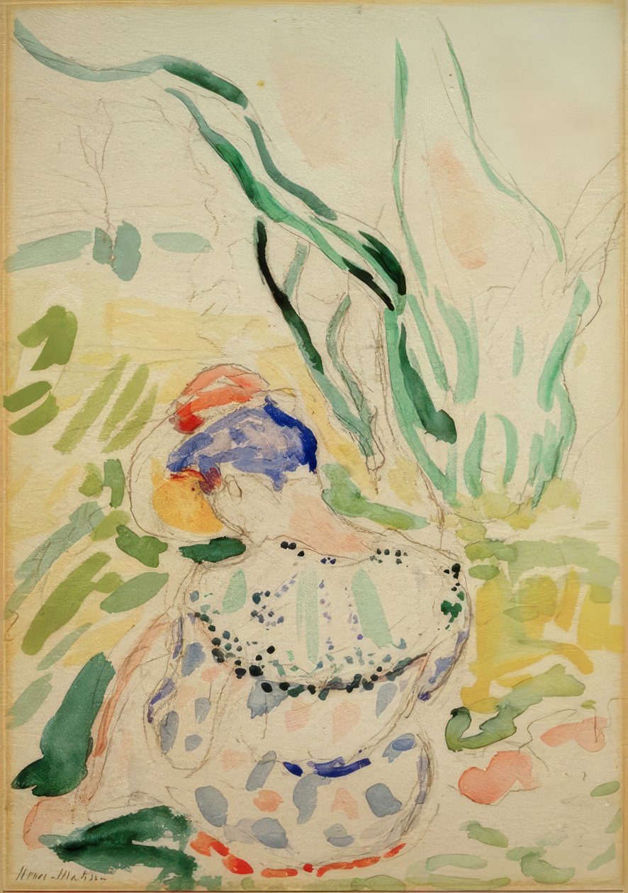 Seated Woman from Behind (Madame Matisse) by Henri Matisse
