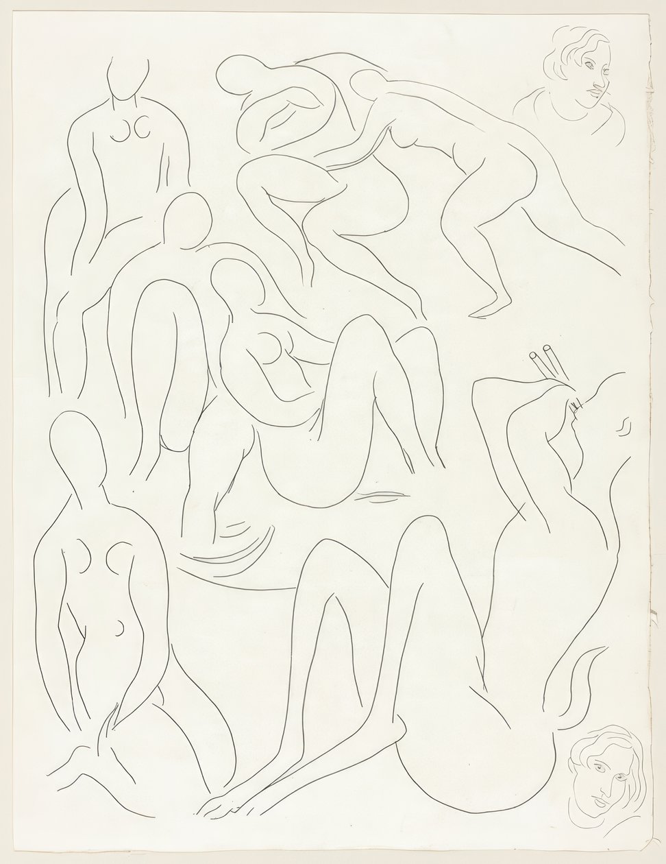The Afternoon of a Faun: The Faun II, plate sixteen from Poems of Mallarmé by Henri Matisse