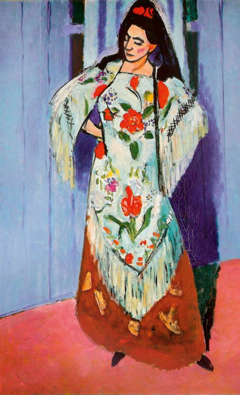 Madame Matisse with Manila Shawl by Henri Matisse