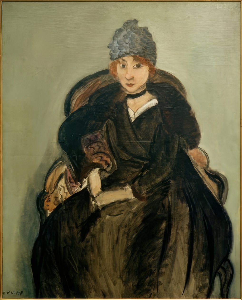 Marguerite with the Blue Hat by Henri Matisse