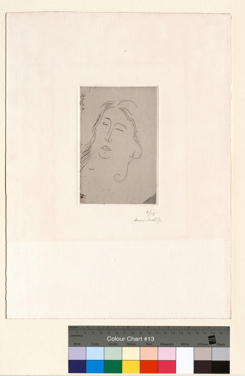 Marguerite, Eyes Closed by Henri Matisse