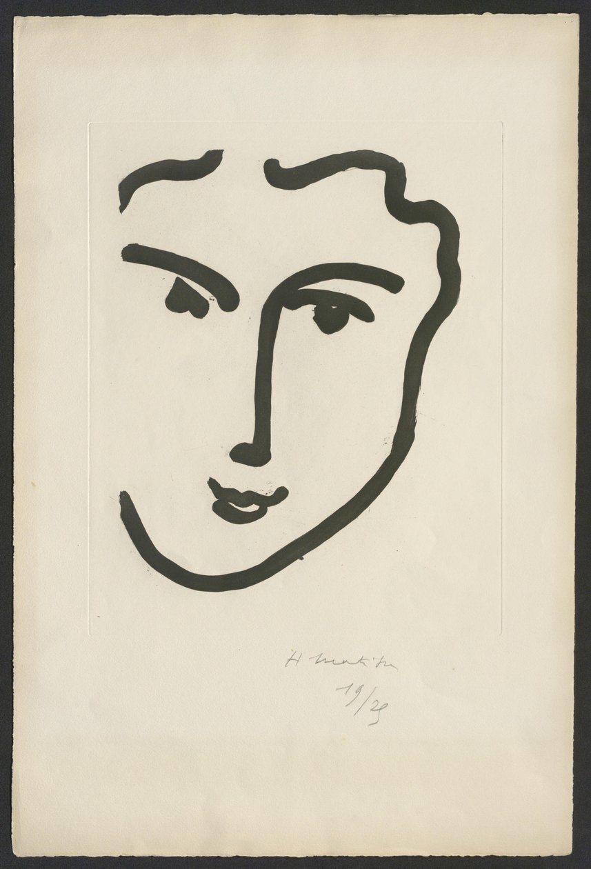 Nadia with the Cheerful Smile by Henri Matisse