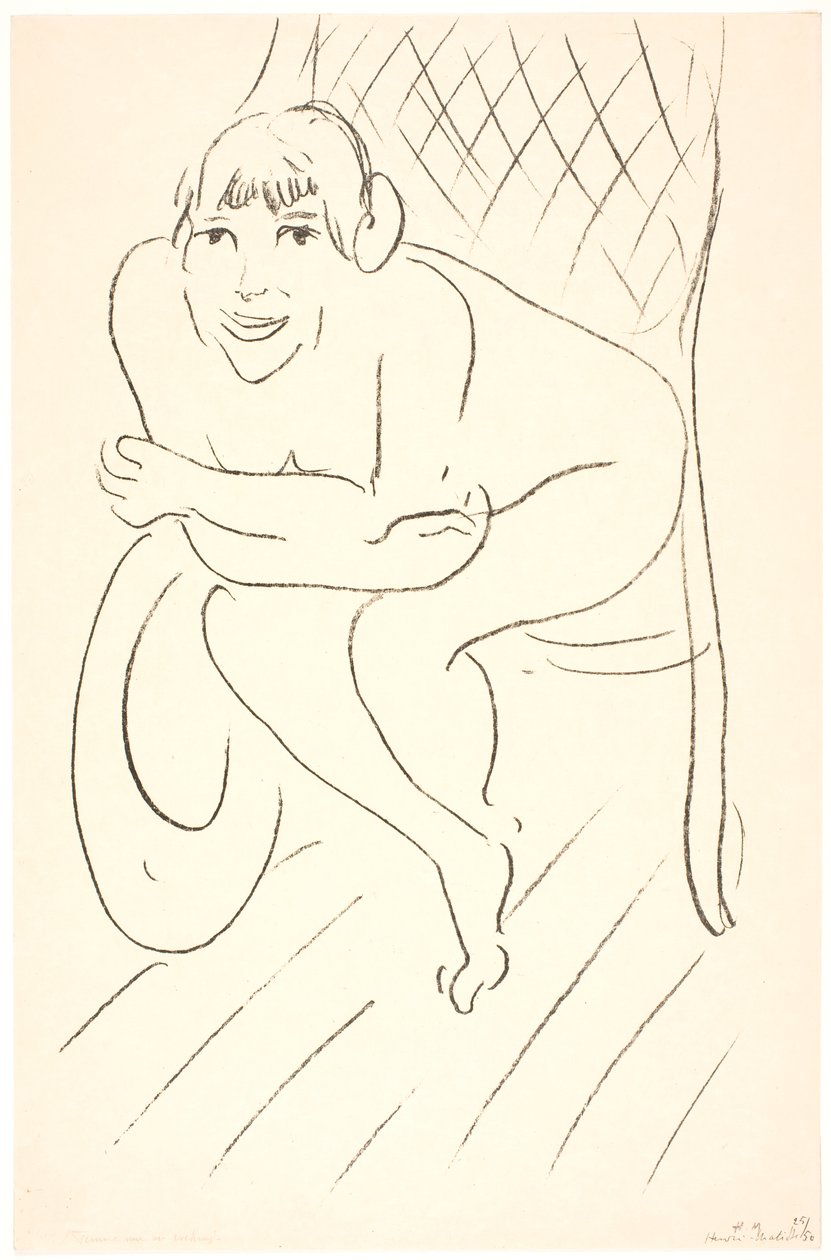 Nude Woman in a Rocking Chair by Henri Matisse