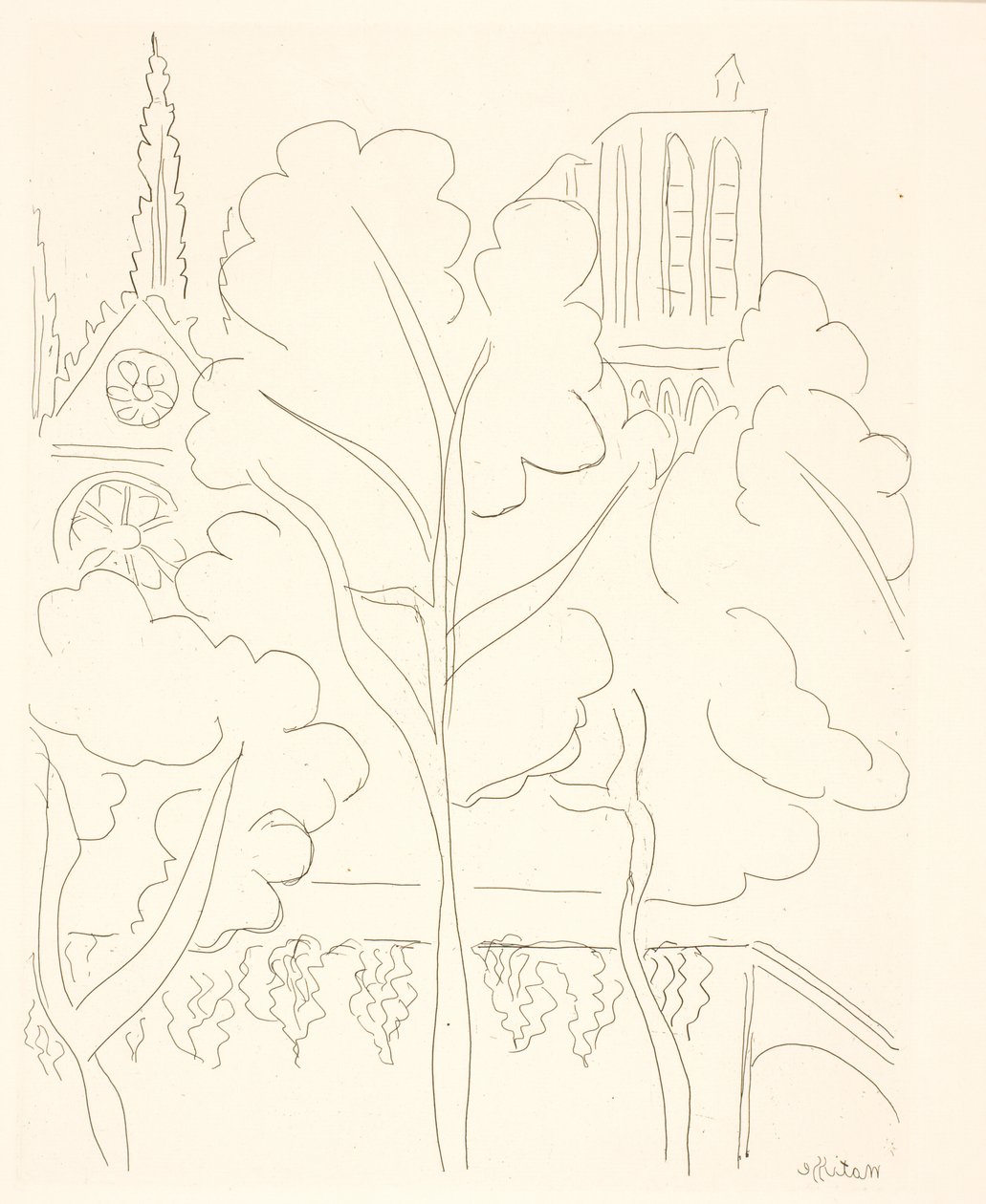 Notre-Dame, Paris by Henri Matisse
