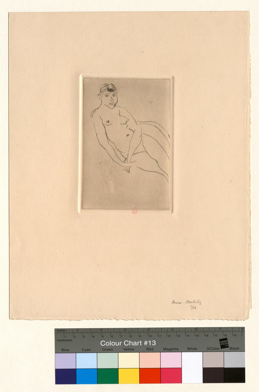 Nude Half Reclining by Henri Matisse