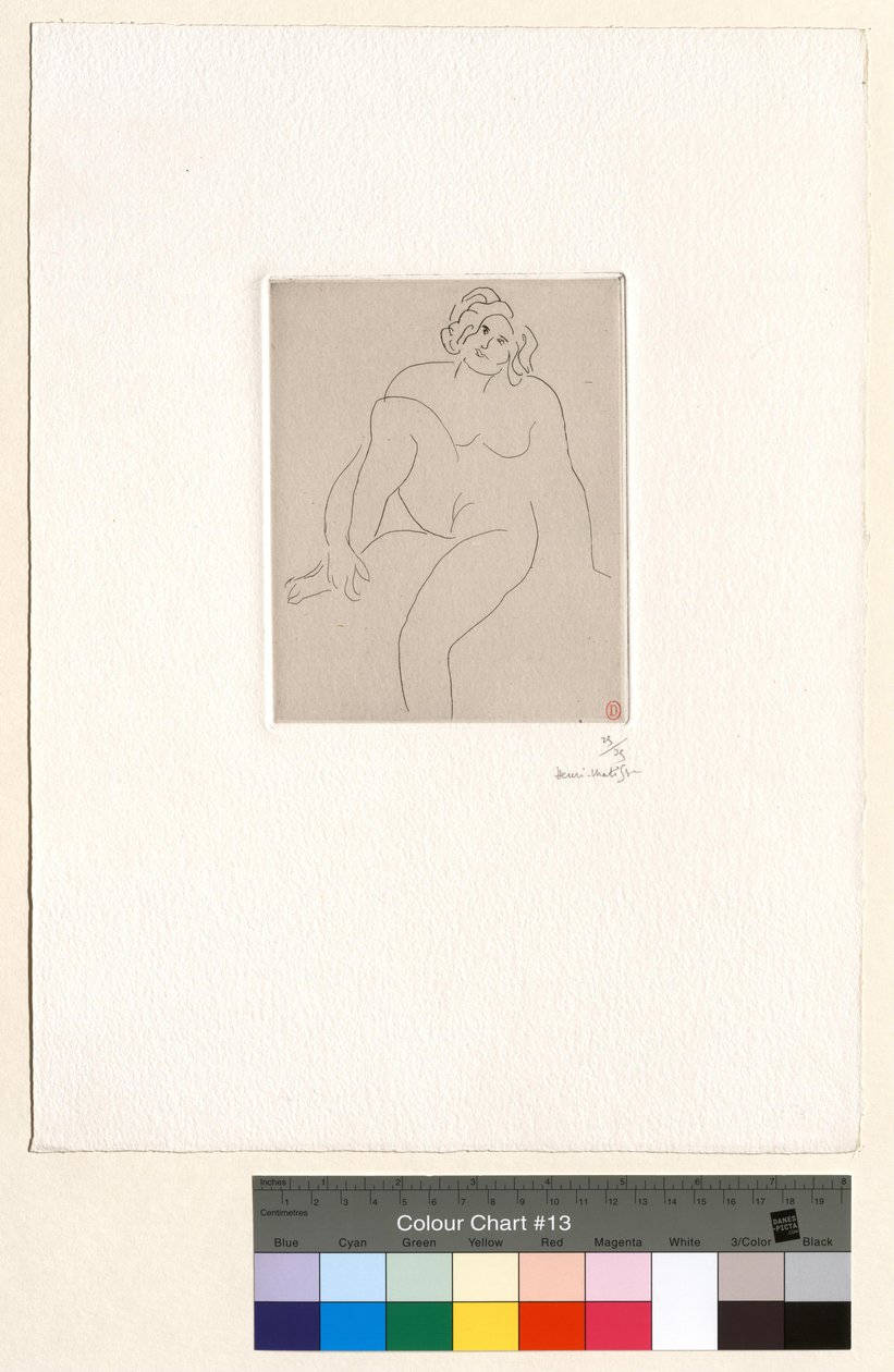 Seated Nude, Arm Surrounding the Bent Leg by Henri Matisse