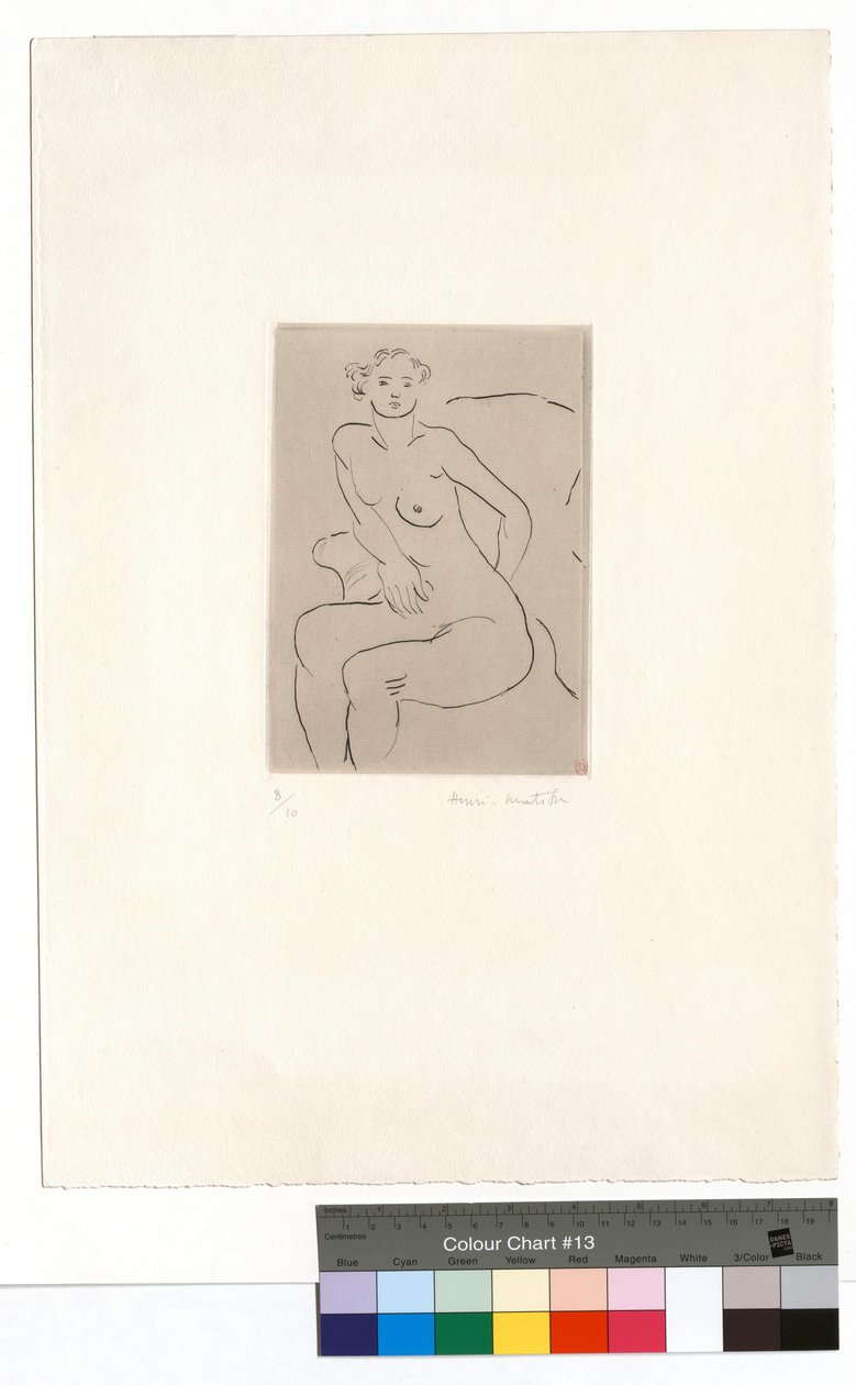 Nude in Armchair, Left Hand by Henri Matisse