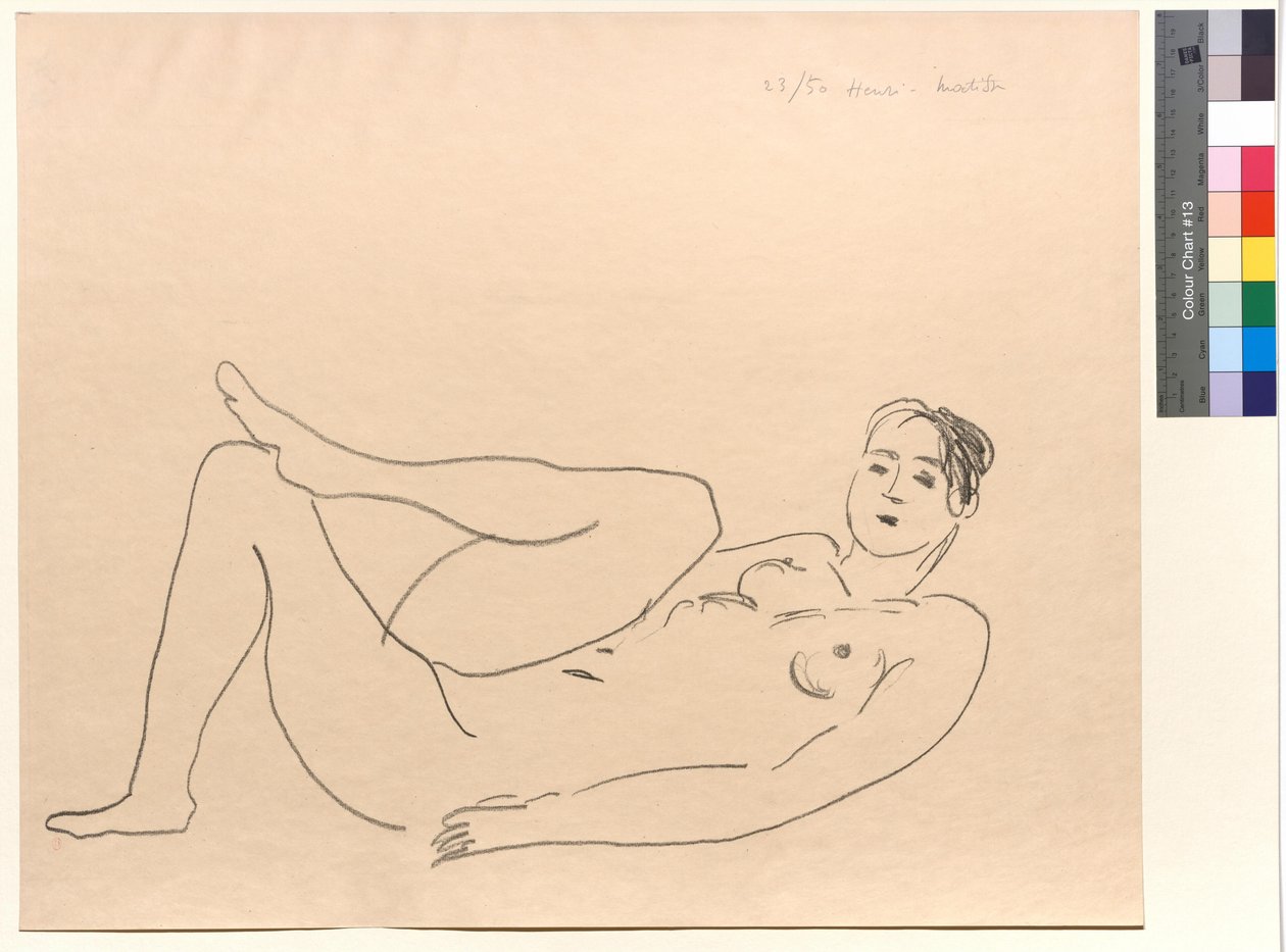 Reclining Nude, Bent Leg: Study of Legs by Henri Matisse