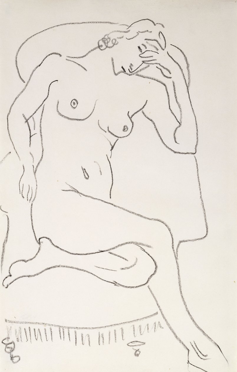 Nude Woman in an Armchair, c.1922-24 by Henri Matisse