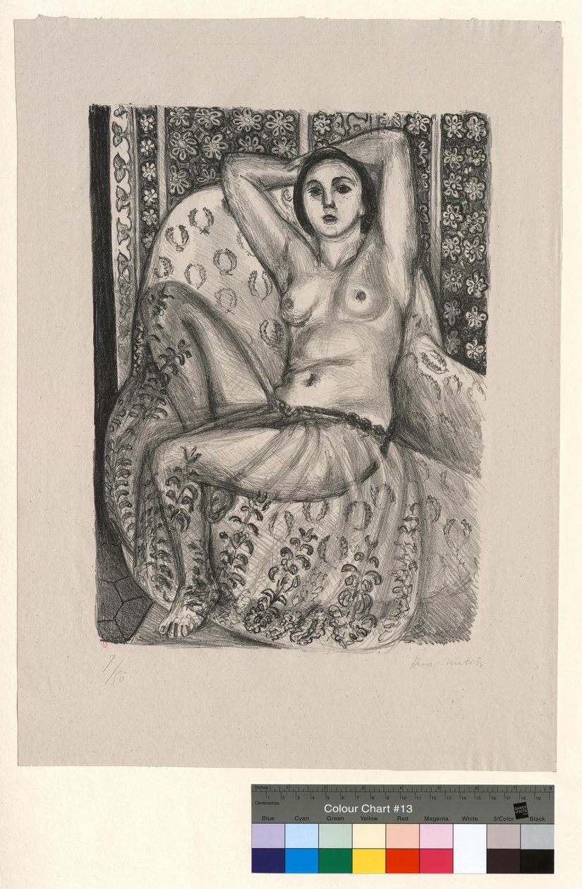 Seated Odalisque with Tulle Skirt by Henri Matisse