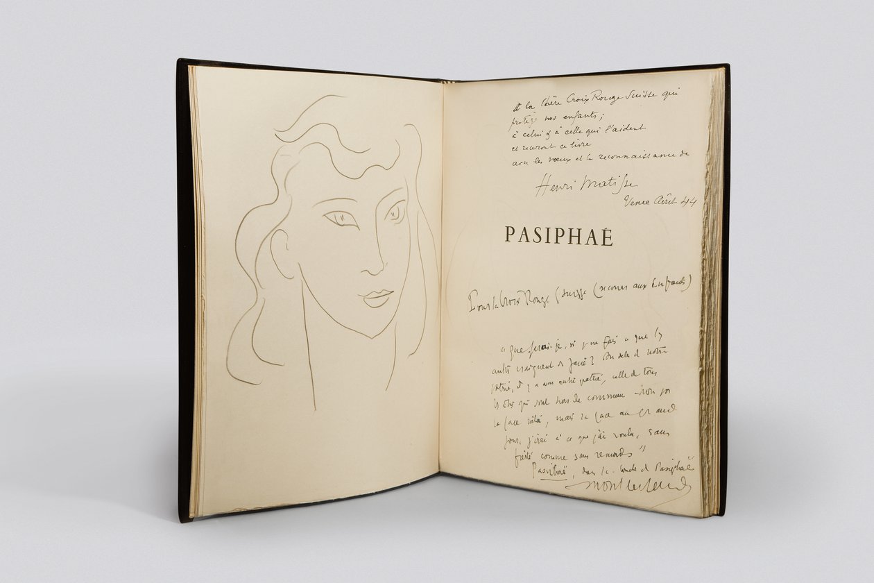 Pasiphae. Song of Minos (the Cretans) by Henry Millon Montherlant by Henri Matisse