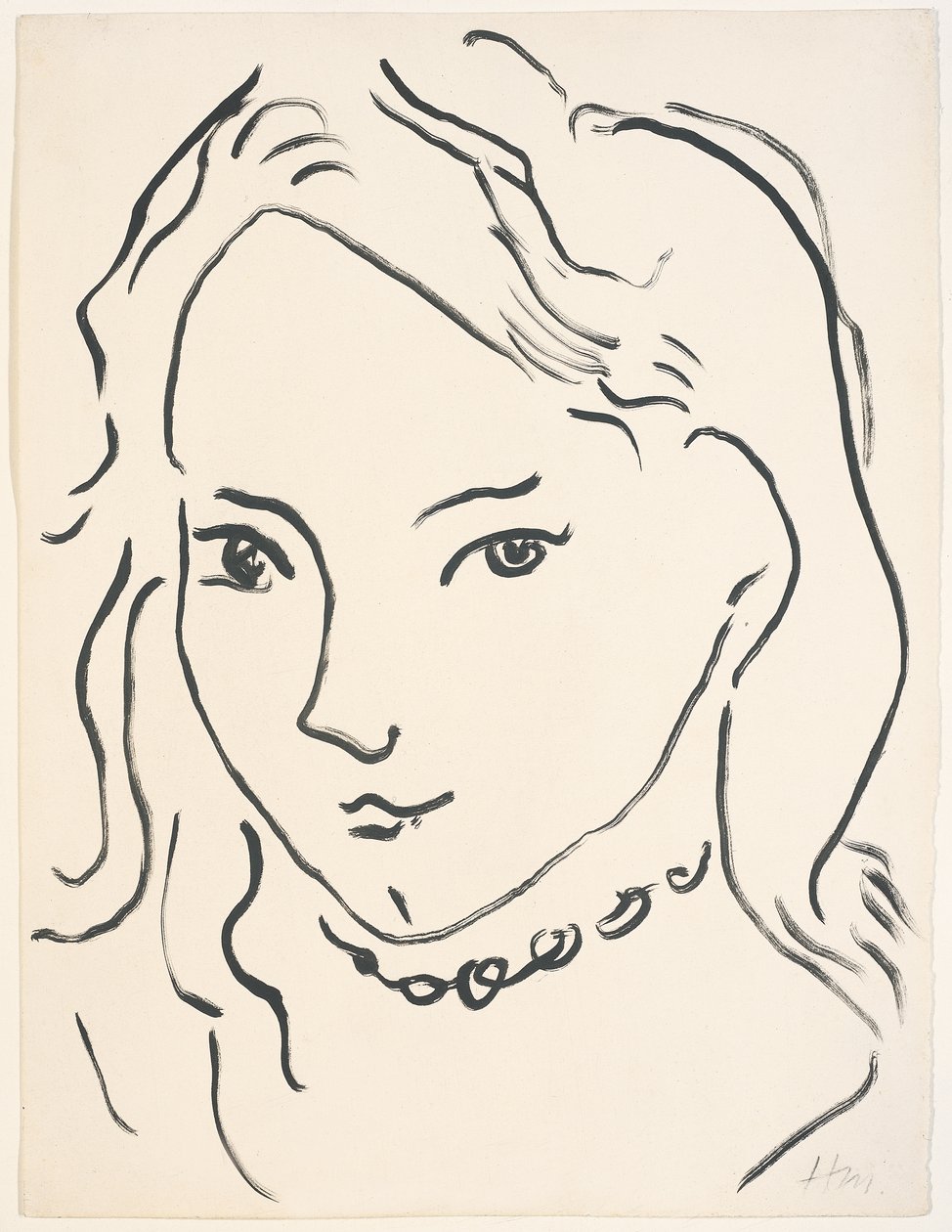 Portrait of Marguerite (c. 1906-1907) by Henri Matisse
