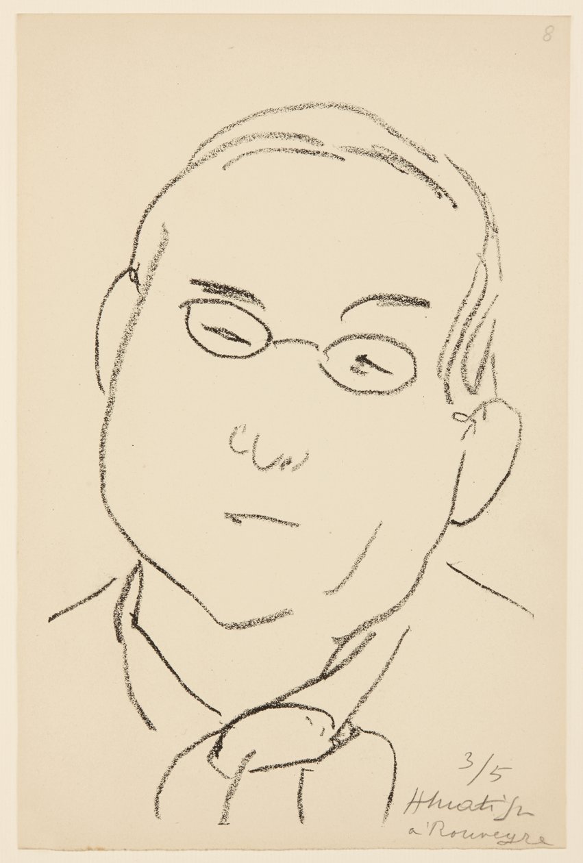 Portrait of Paul Léautaud by Henri Matisse