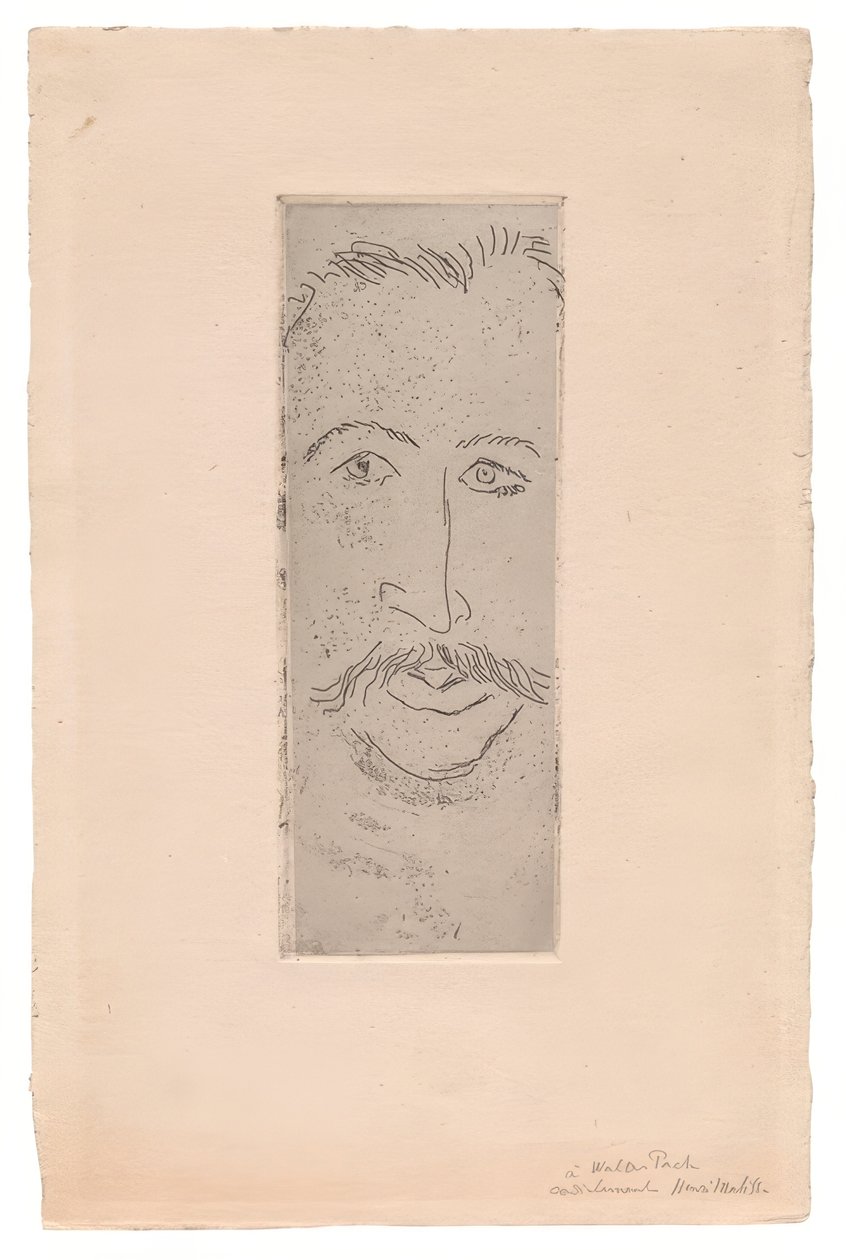 Portrait of Walter Pach by Henri Matisse