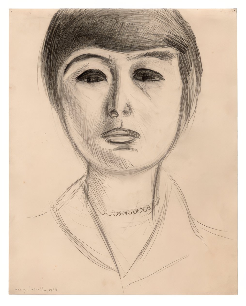 Portrait of a Young Woman (Elsa Glaser) by Henri Matisse