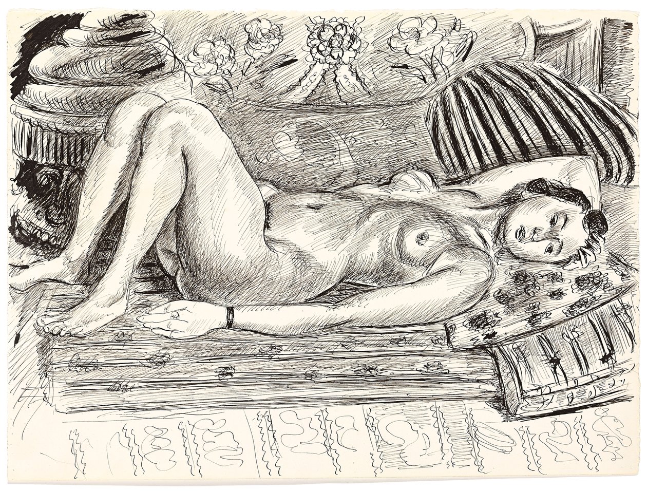 Reclining Nude on a Brasero, c.1926-1927 by Henri Matisse