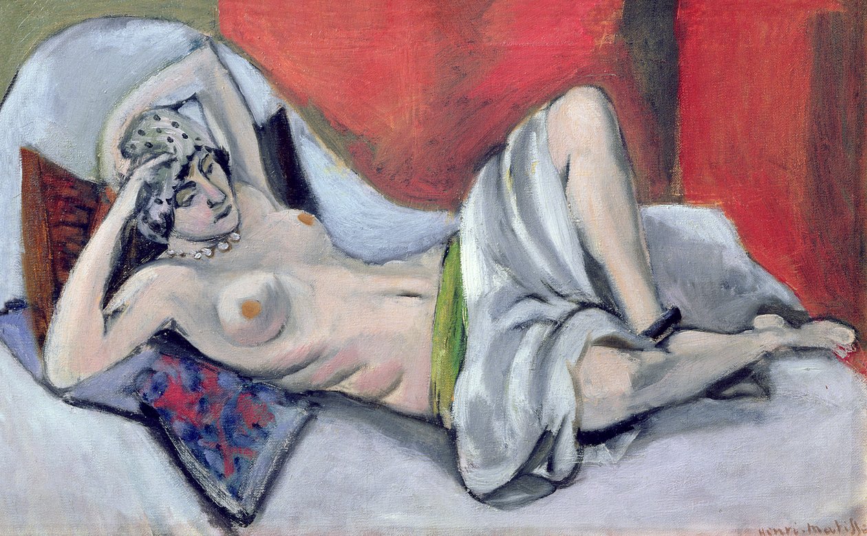 Reclining Nude with Drapery by Henri Matisse