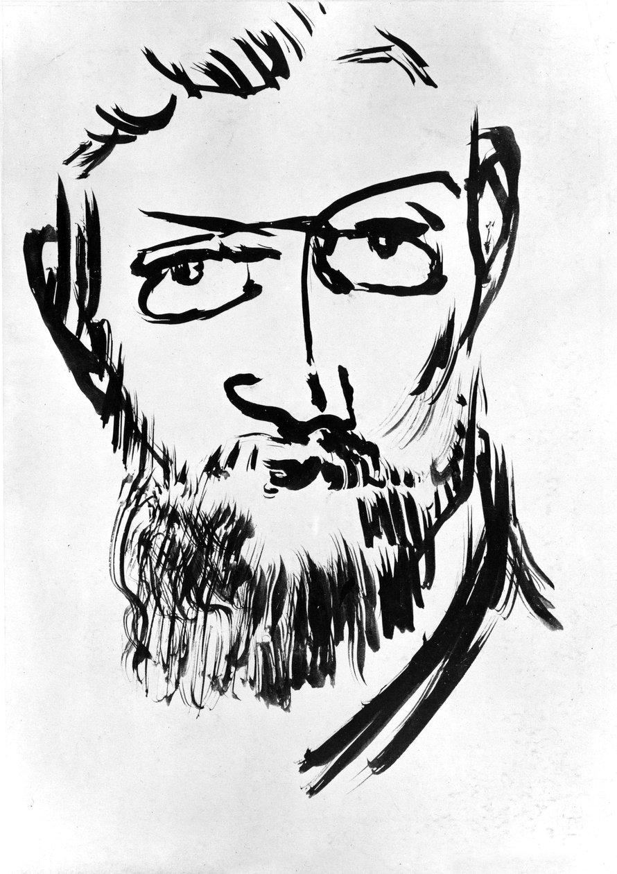 Self-Portrait by Henri Matisse (1869-1954) c. 1900 by Henri Matisse