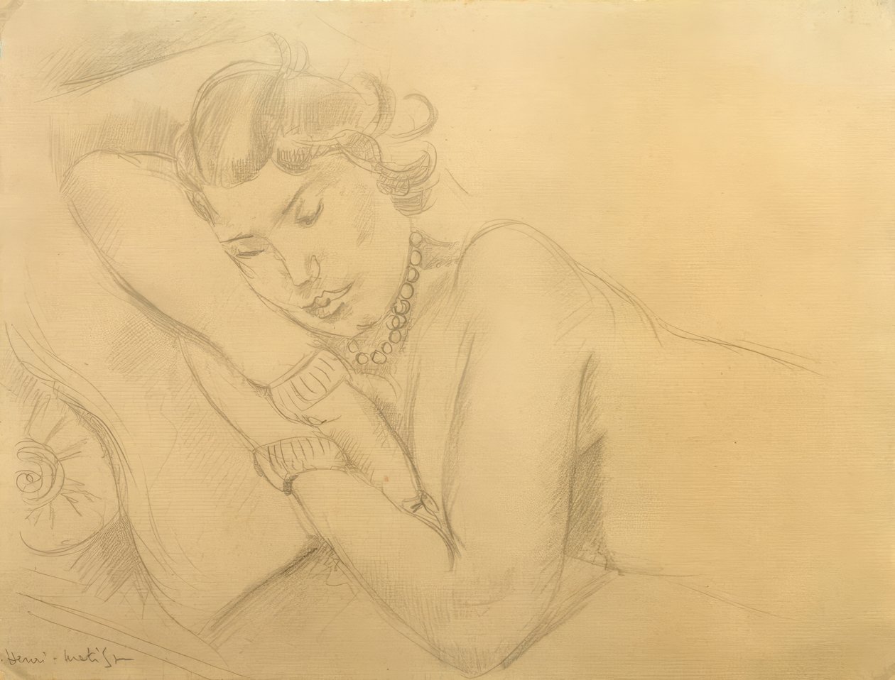 Sleeping Woman by Henri Matisse