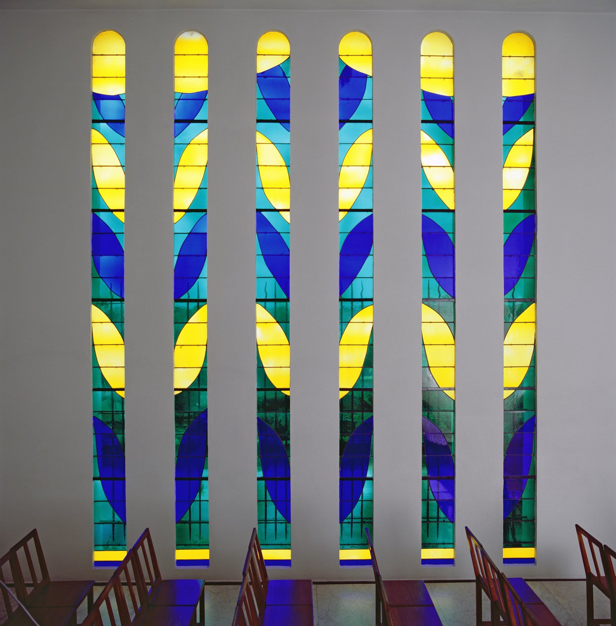 Stained Glass in the Chapel of the Rosary, Vence by Henri Matisse