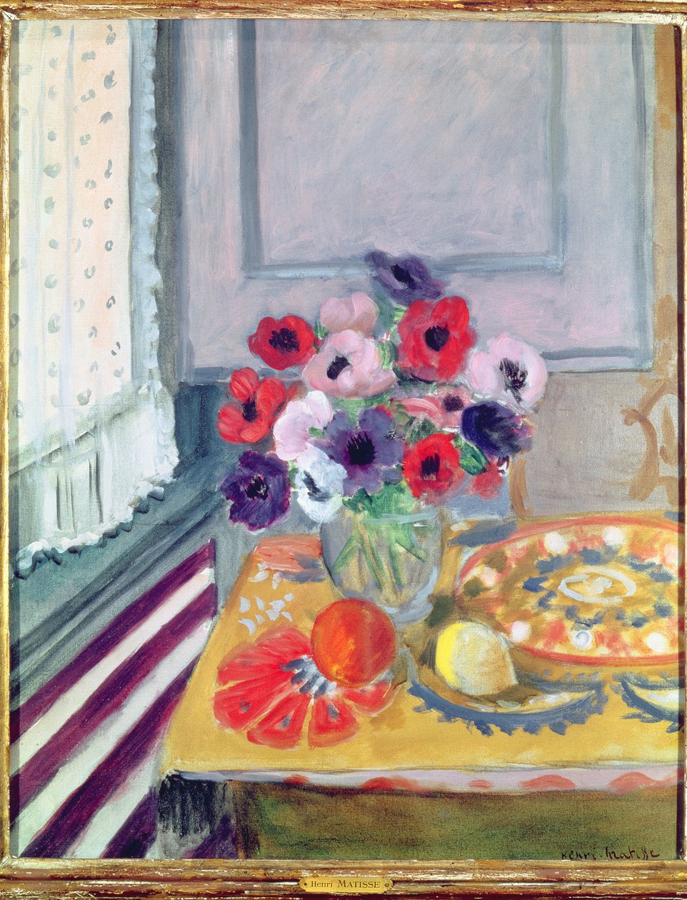 Still Life with Anemones by Henri Matisse
