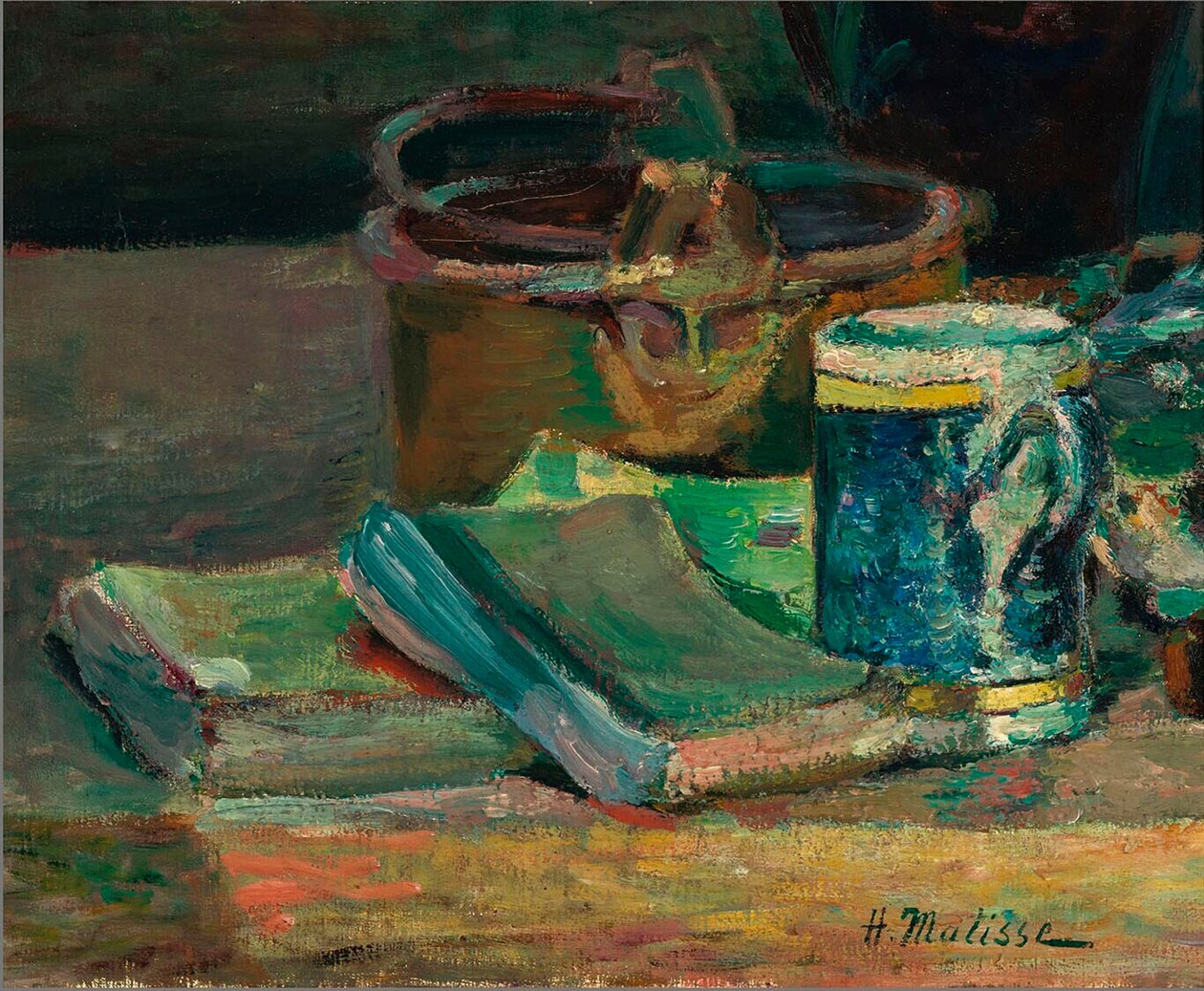 Still Life with Books, c.1895 by Henri Matisse
