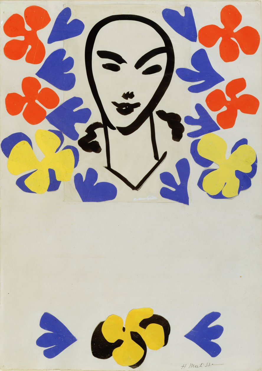 The Sculpture of Henri Matisse, Poster Design by Henri Matisse