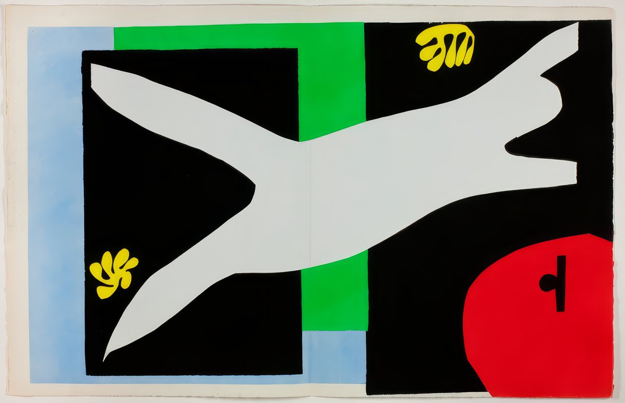 The Swimmer in the Tank, from Jazz by Henri Matisse