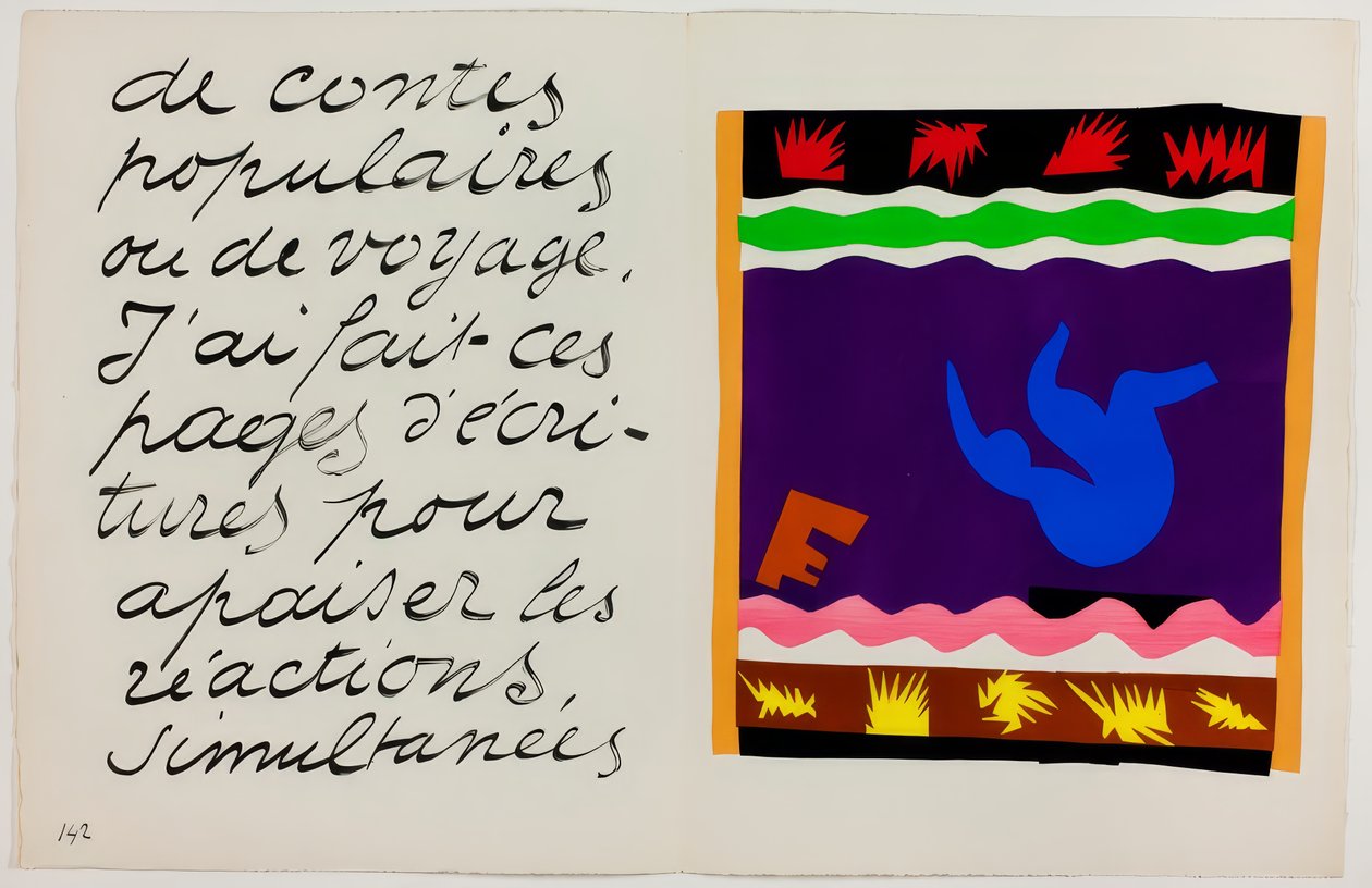 Toboggan, from Jazz by Henri Matisse
