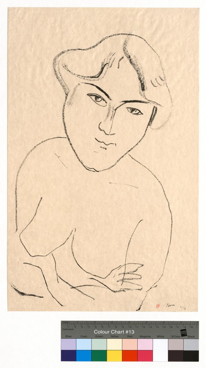 Torso with crossed arms by Henri Matisse