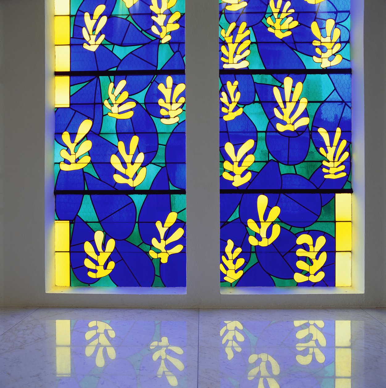 Tree of Life, Stained Glass, Chapel of the Rosary, Vence by Henri Matisse