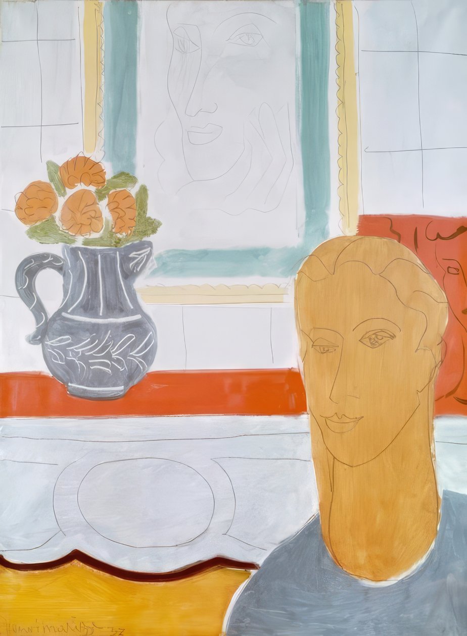 Ochre Head by Henri Matisse