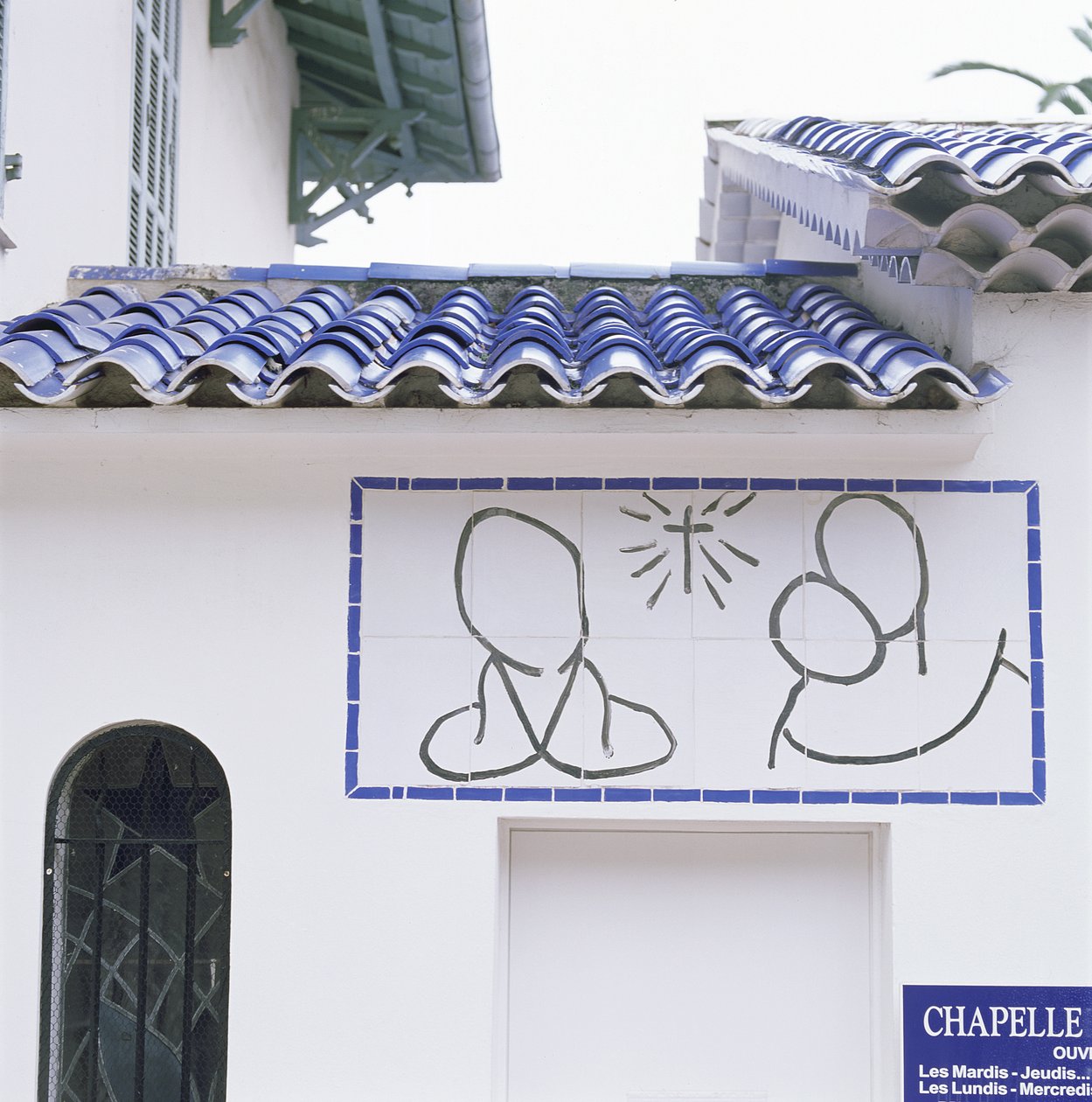 View of the Entrance and Roof of the Chapel of the Rosary, Vence by Henri Matisse