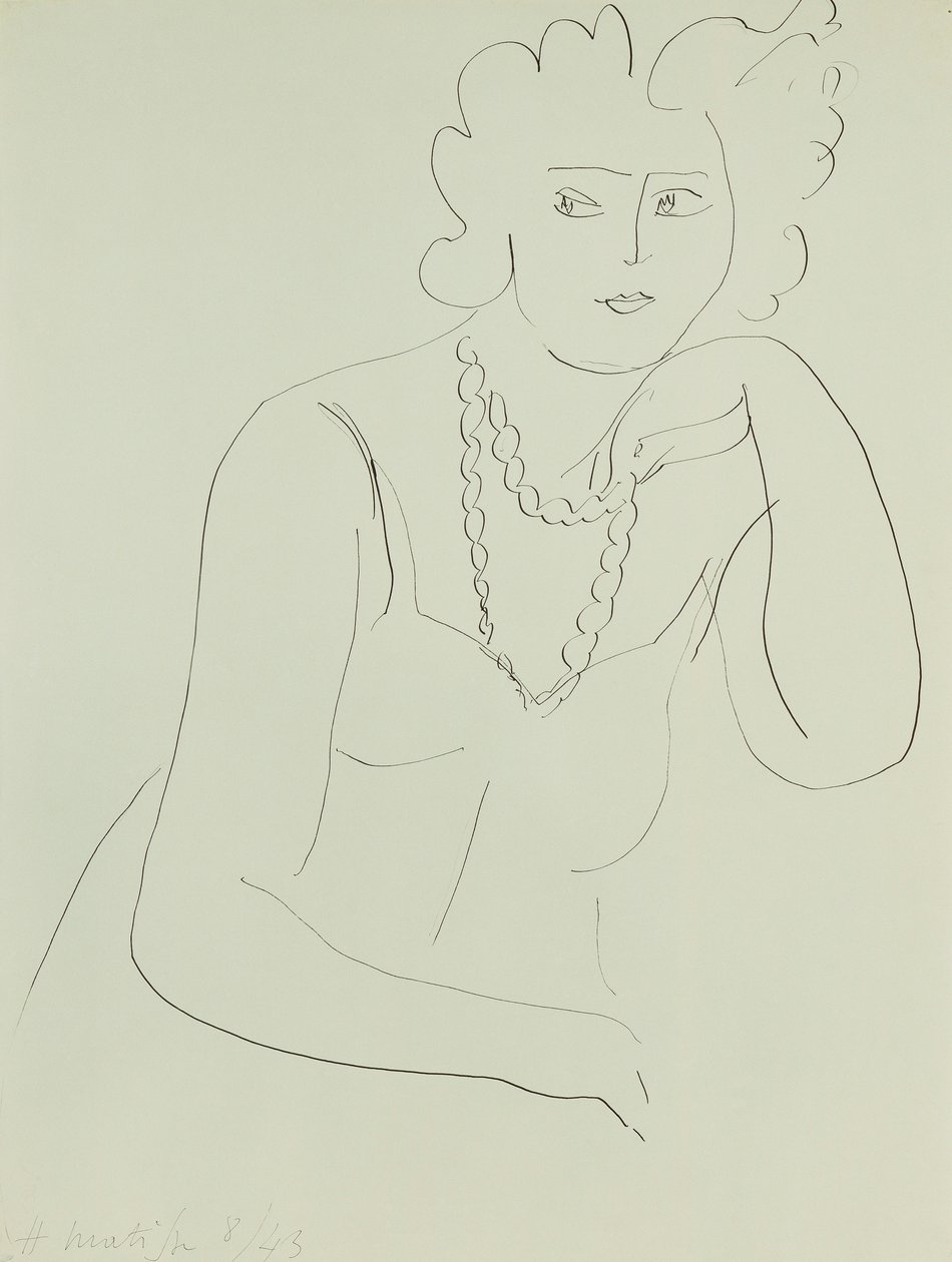 Woman with Necklace by Henri Matisse
