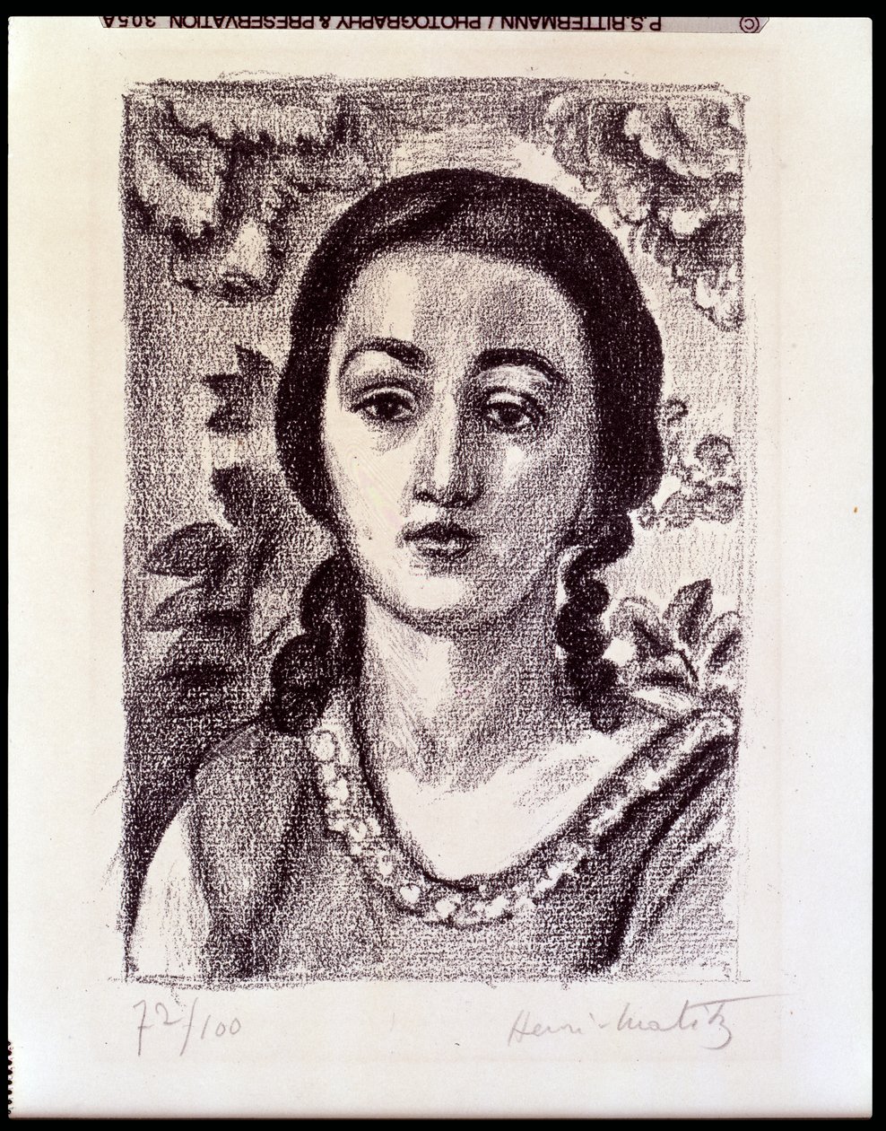 Young Girl with Brown Curls by Henri Matisse