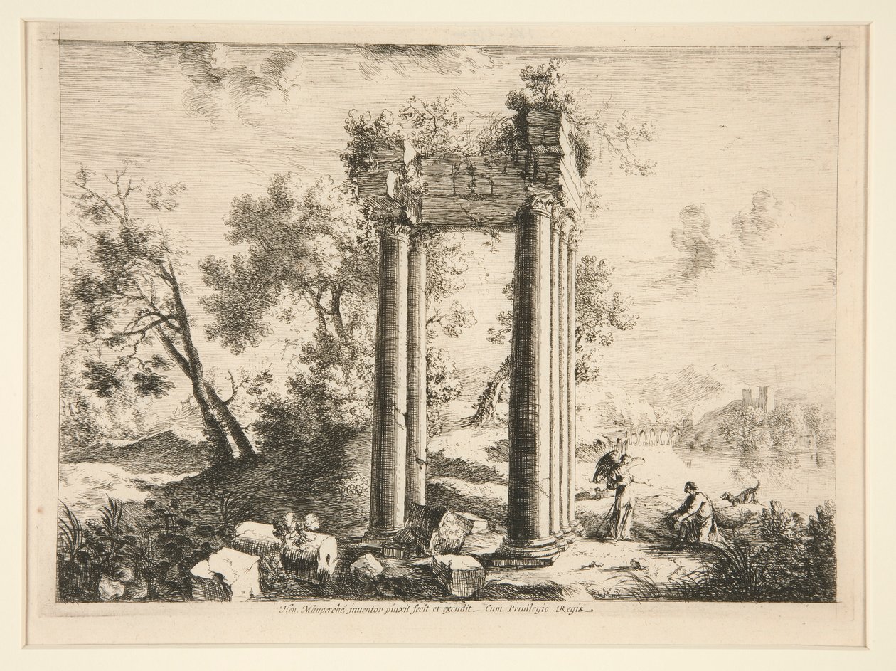Landscape with Tobias and the Angel by Henri Mauperche