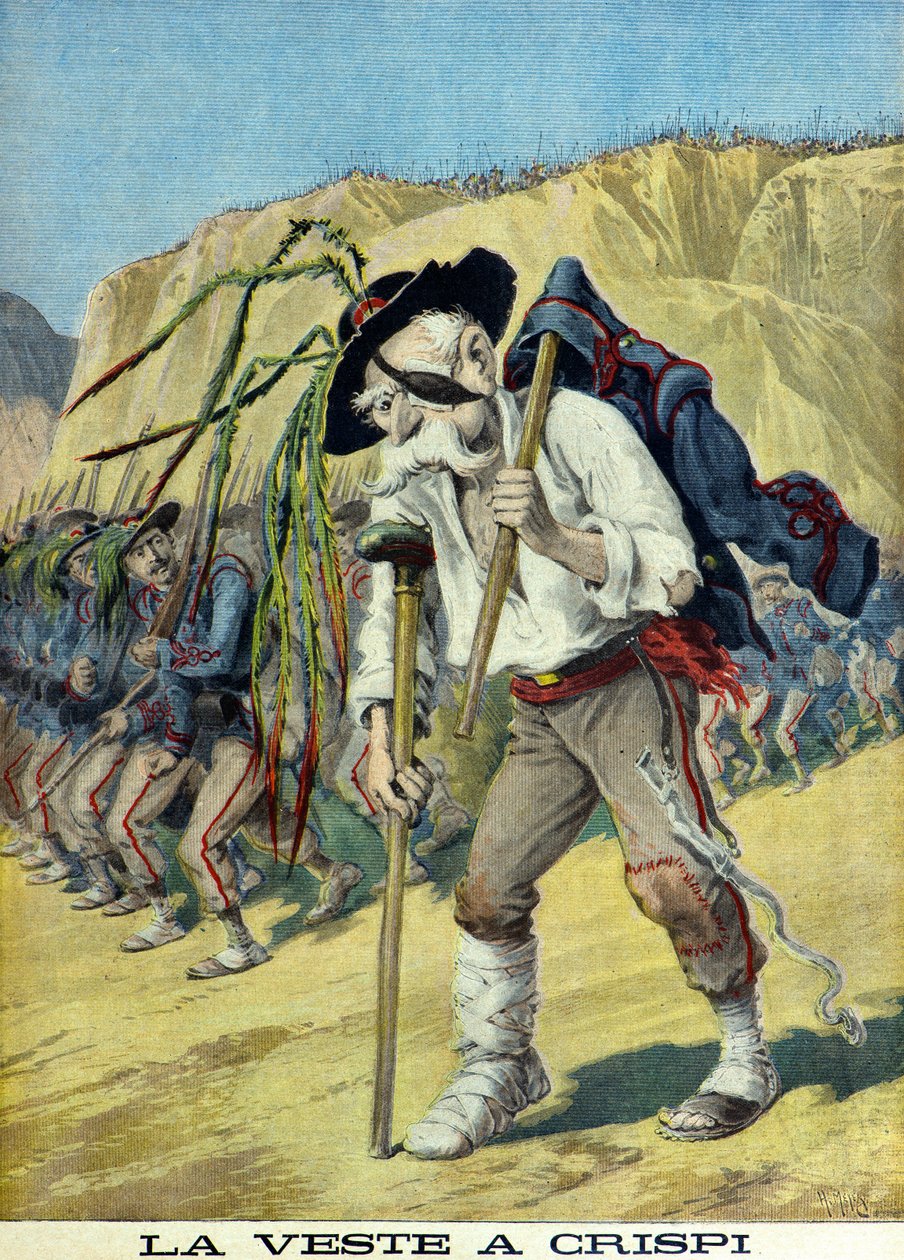 Cartoon of Crispi