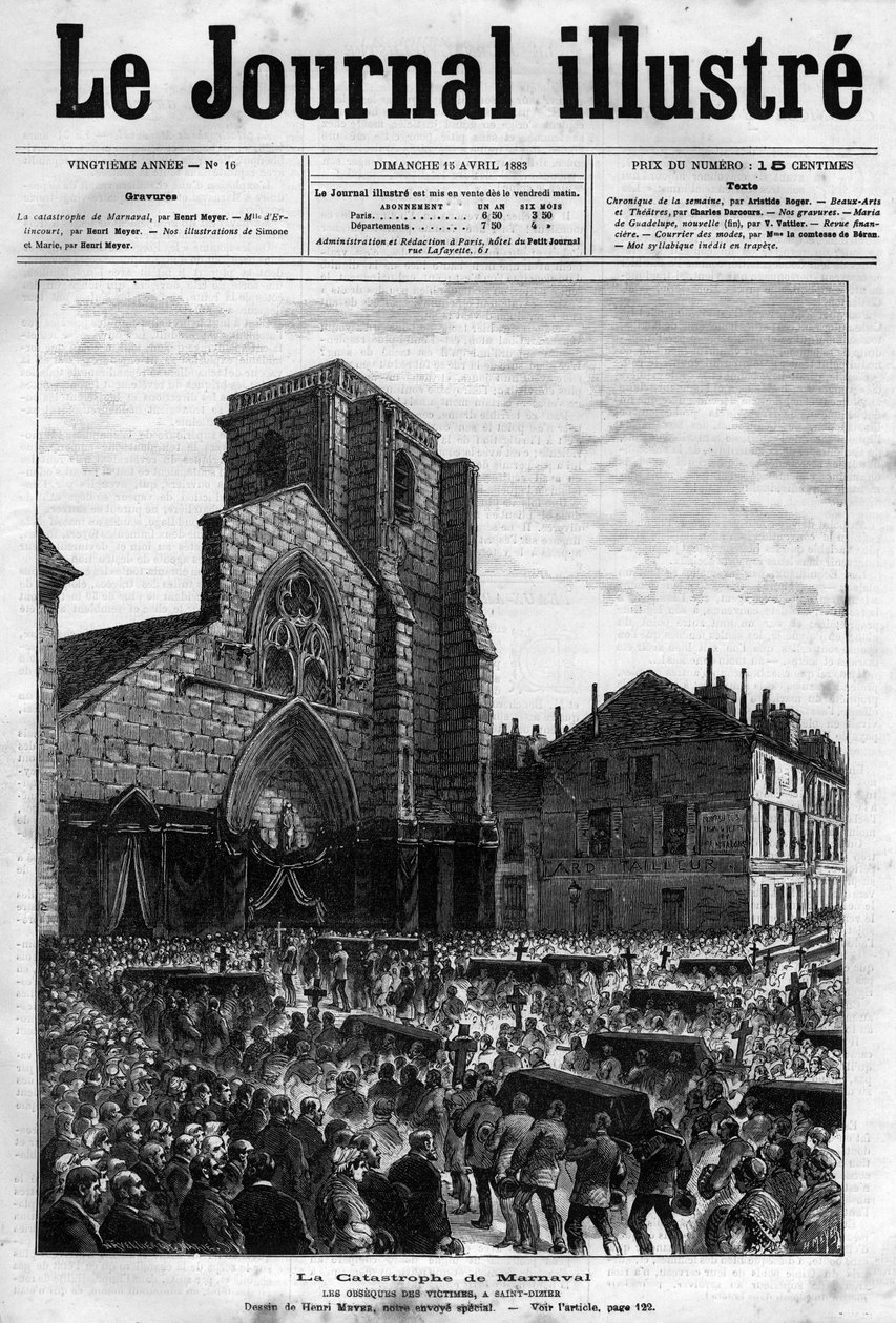 Explosion (Disaster) of Marnaval (March 31) by Henri Meyer