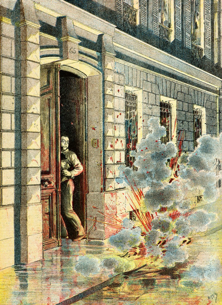 Explosion of a Bomb Planted by an Anarchist by Henri Meyer