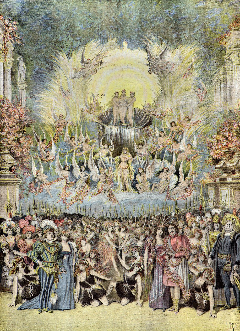 The Troupe of the Theatre de la Gaite in Paris, 1895 by Henri Meyer