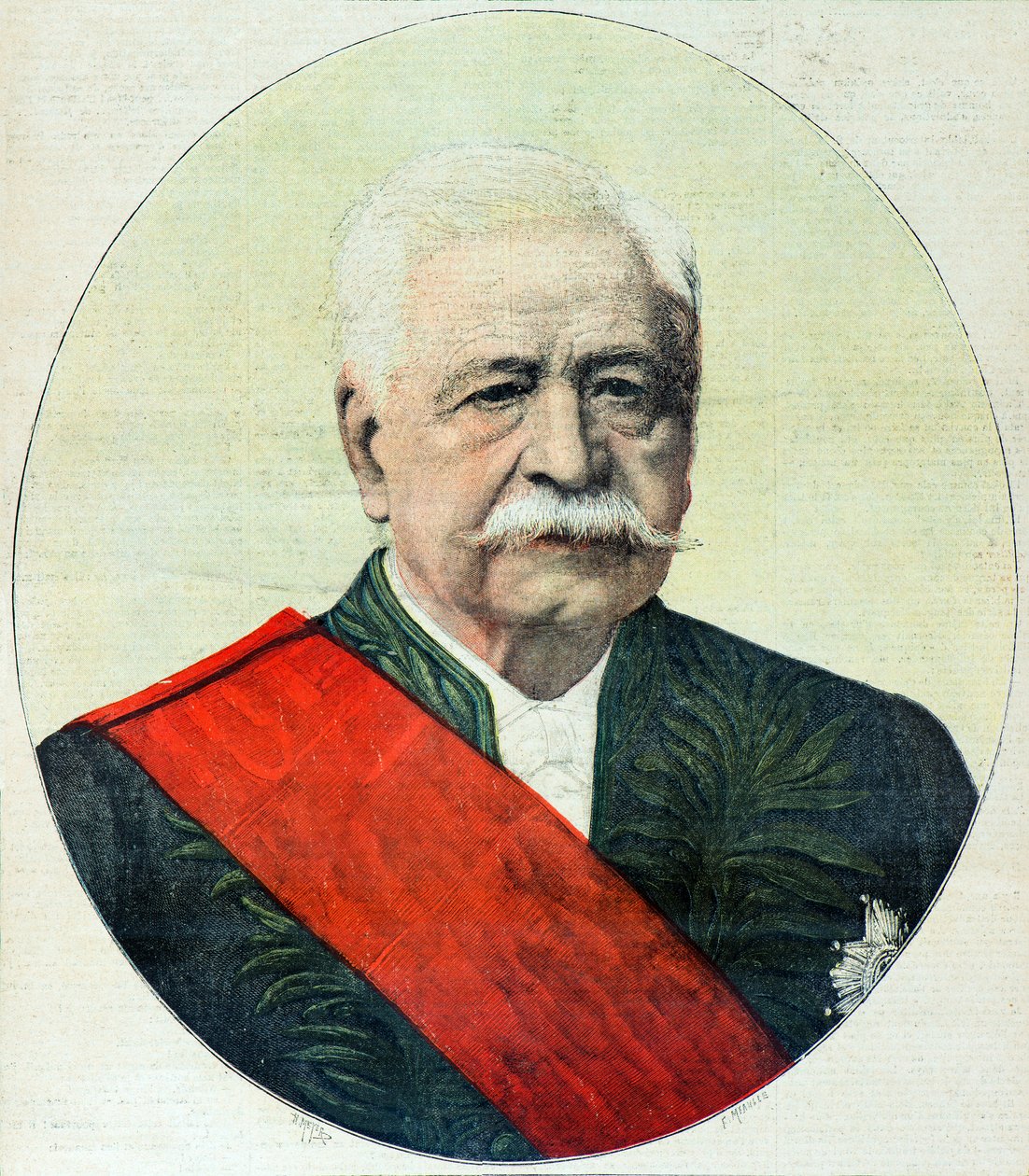 Portrait of Ferdinand de Lesseps by Henri Meyer