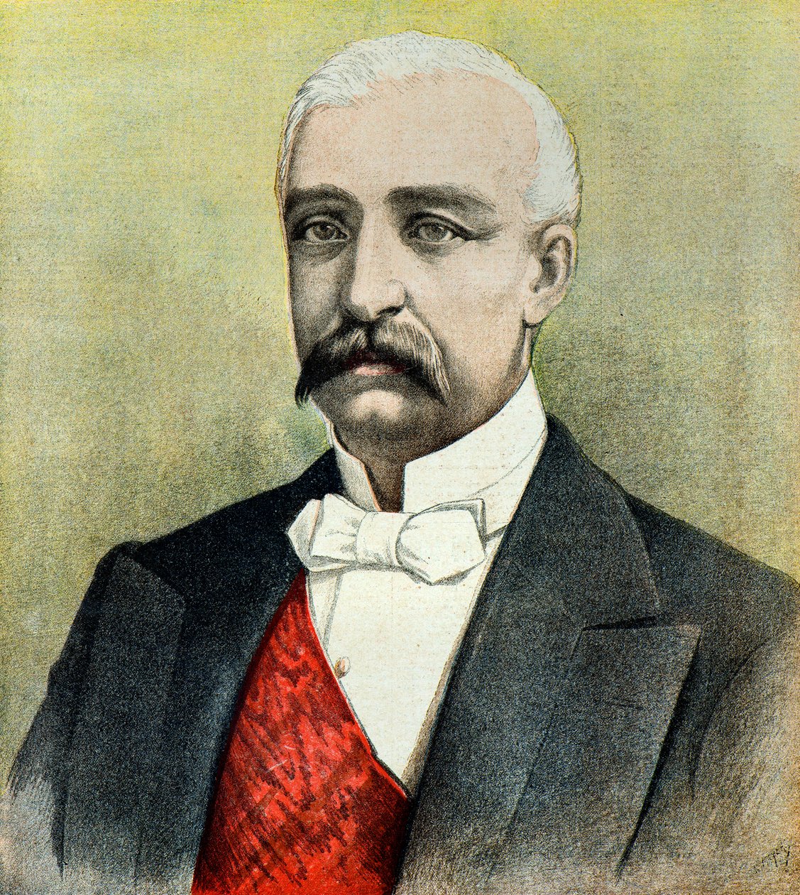 Portrait of French President Felix Faure by Henri Meyer