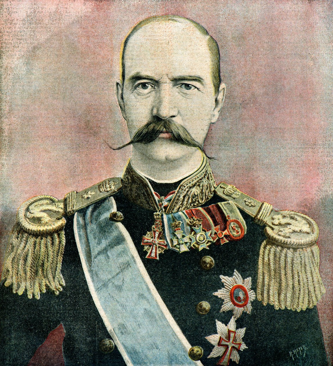 Portrait of King George I of Greece by Henri Meyer