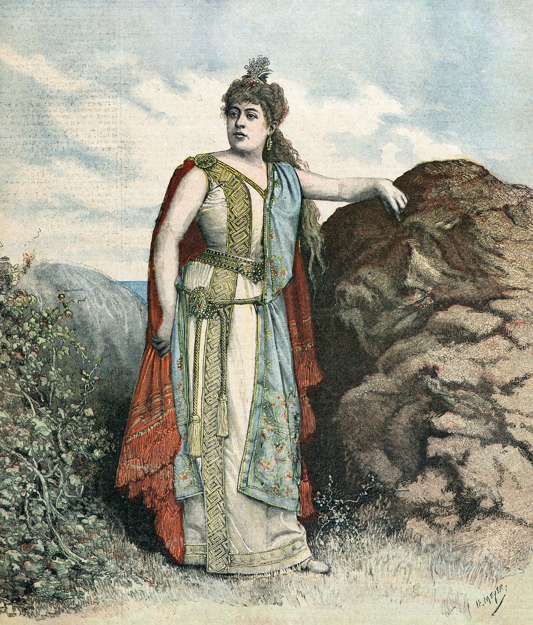 Portrait of singer Renee Richard by Henri Meyer