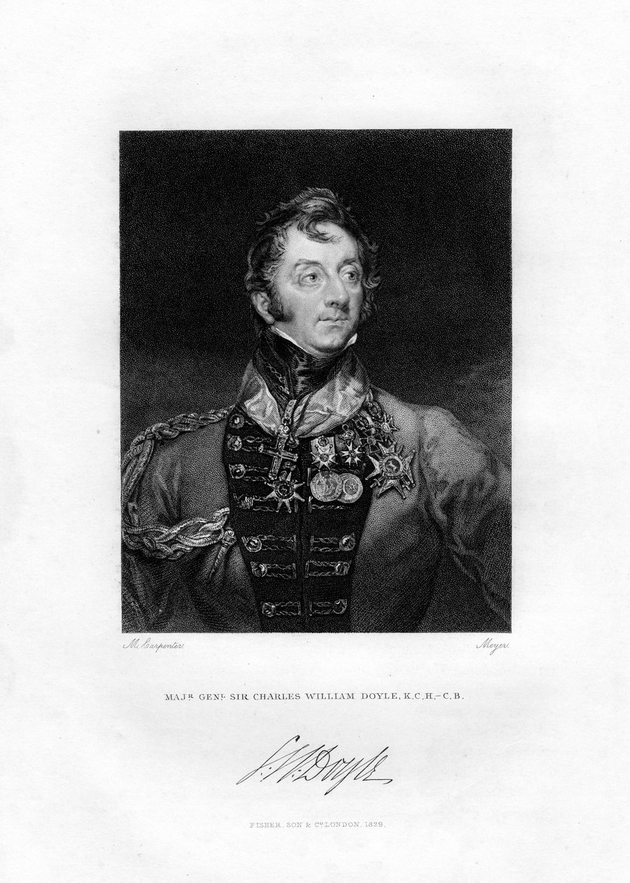 Sir Charles William Doyle, British General by Henri Meyer