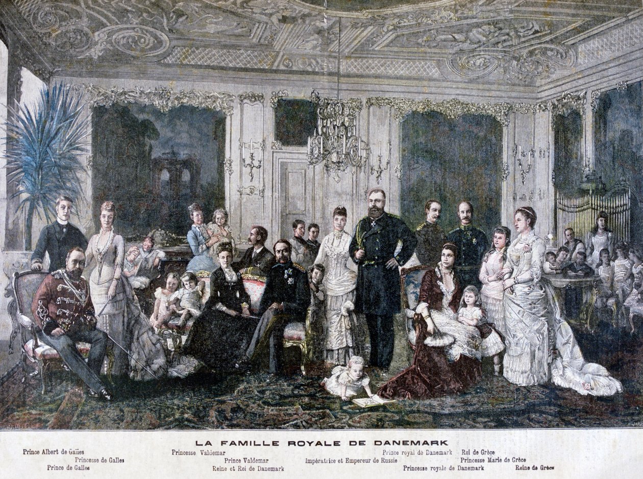 The Royal Family of Denmark by Henri Meyer