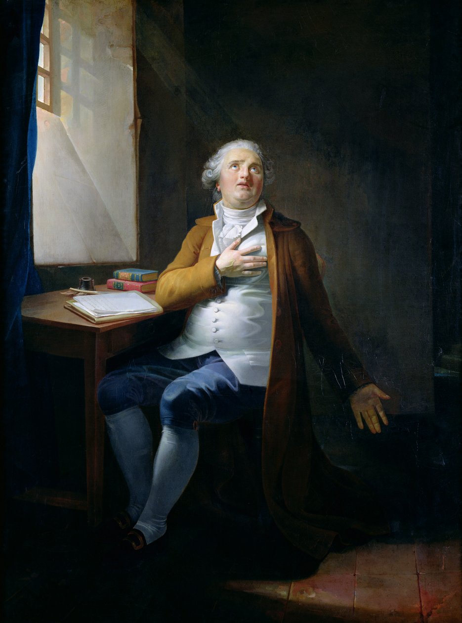 Louis XVI in the Temple, c.1795 by Henri Pierre Danloux