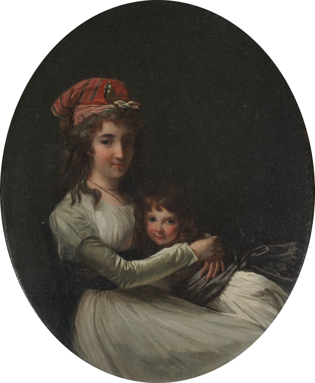 Portrait of a Mother and Daughter by Henri Pierre Danloux
